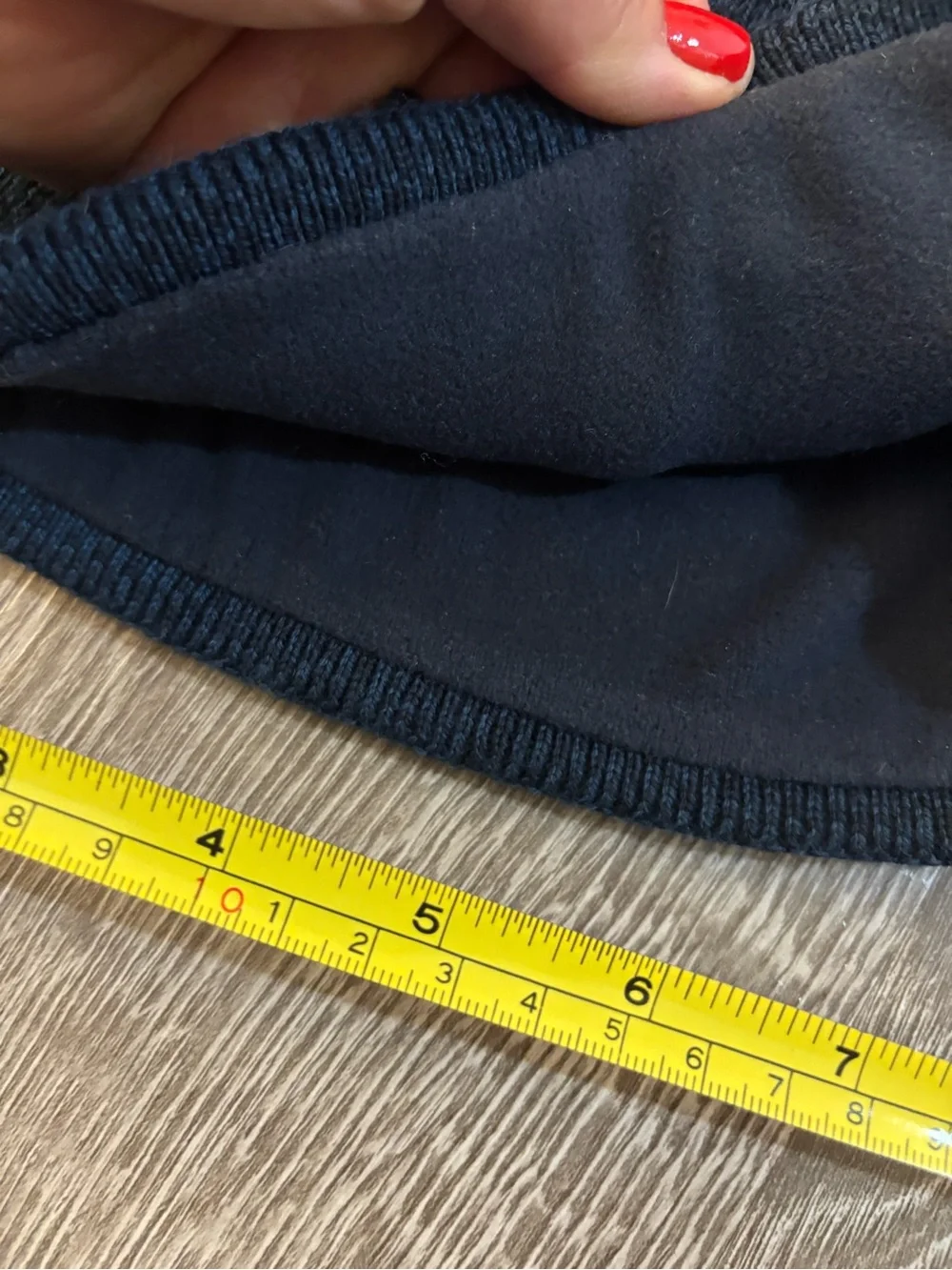 The North Face warm navy